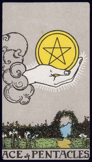 Туз Денариев (Ace of Pentacles)